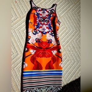 Clover Canyon Orange Mini Dress (Size S)